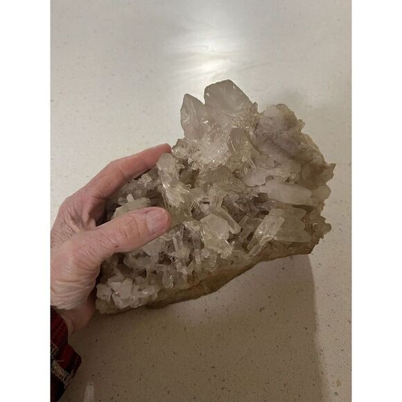 Six Plus Pound Many Points Quartz on Matrix Museum Quality Cabinet Specimen - Picture 14 of 15